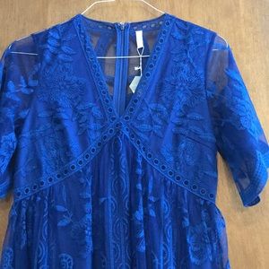 NWOT PinkBlush Lace Maternity Dress